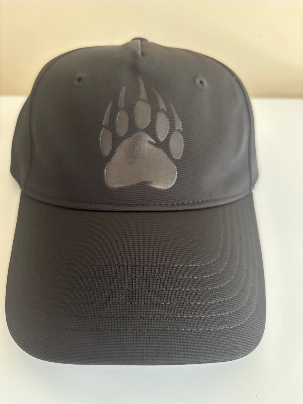 Duluth Trading Co Black Cap with Red Accent Cord